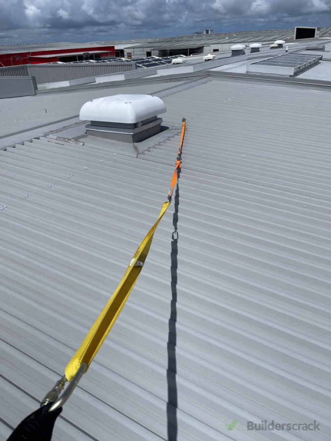 Roof cowl fan installation