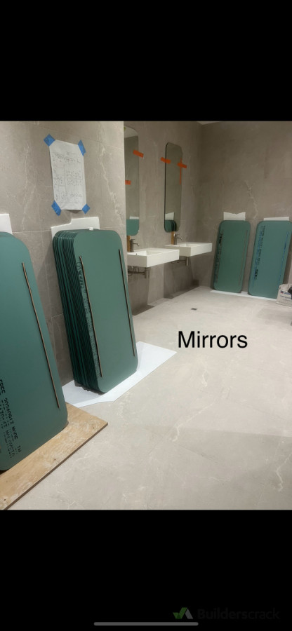 All Mirrors shapes and sizes we the lot.