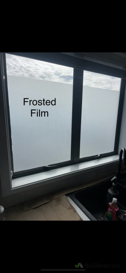 All frosted film and security film for Home / Commercial / Schools / Buildings.