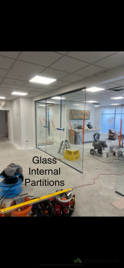 Internal partition all measured by my team and supplied