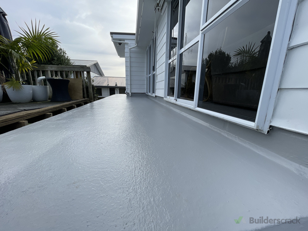 Deck waterproofing (after)