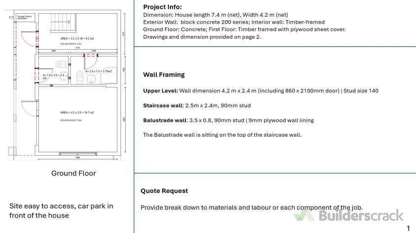 Internal Timber Wall Framing (#1228719) | Builderscrack
