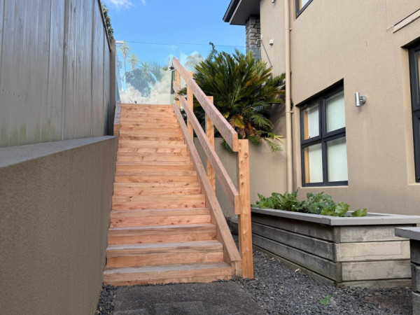 New stairs