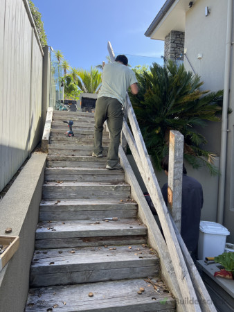 Old stairs demolished