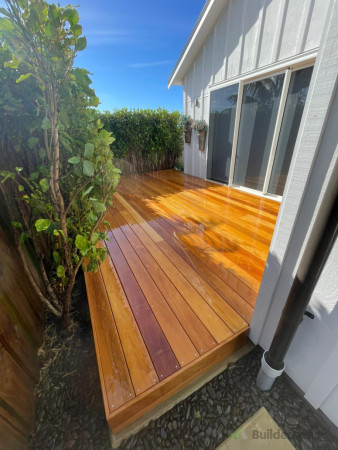 Back deck - Garapa