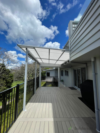 New pergola and outdoor space