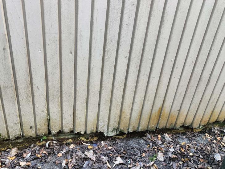 Repair rotten timber on Garage wall (#1229474) | Builderscrack