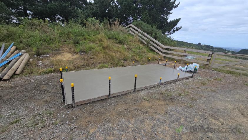 Garden shed concrete pad (#1222988) | Builderscrack