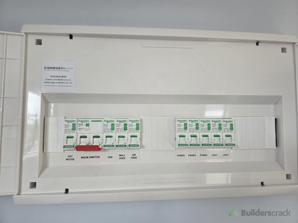 New switch board for a new tiny house