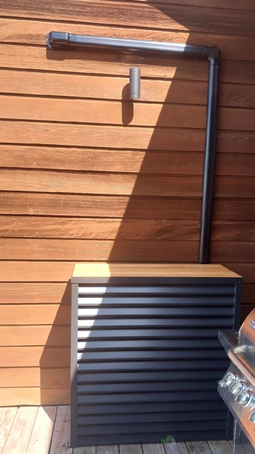 Outside unit with Cover - After