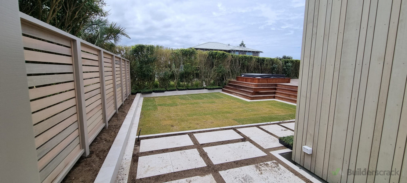 Mow Strip and Tiles