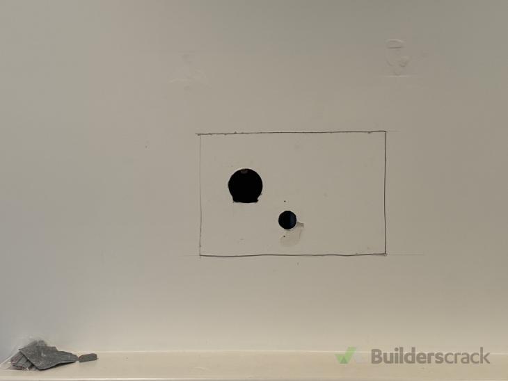 Drywall repair/Plastering for small cut outs (#1230021) | Builderscrack