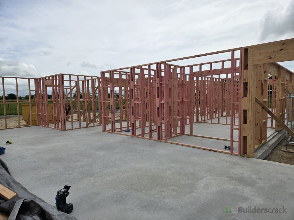 Building all our own frames on site