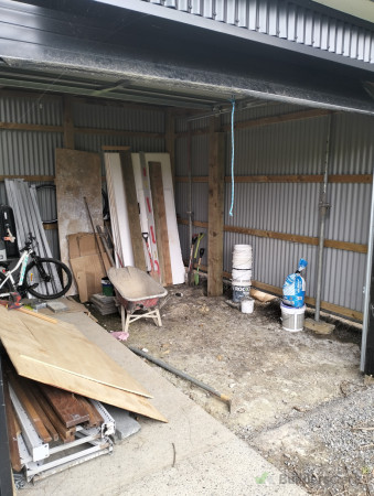 Existing garage door