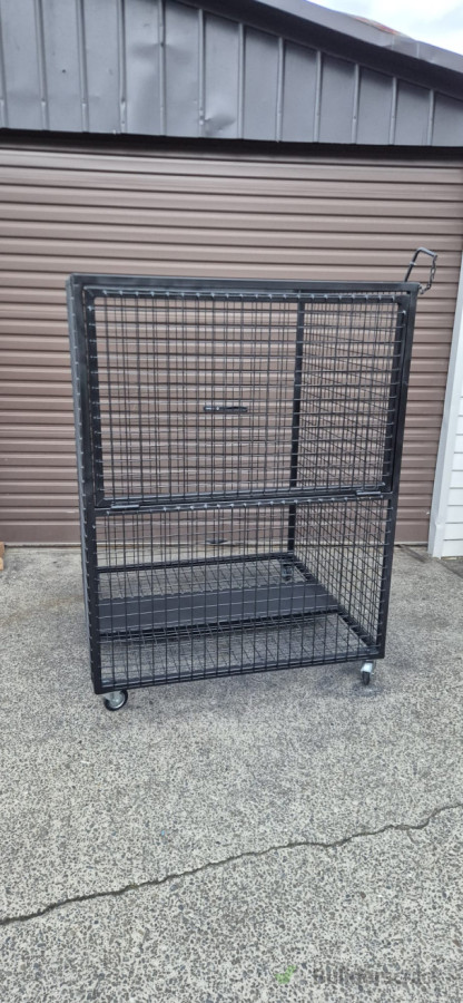 Recycling trolley for boxes