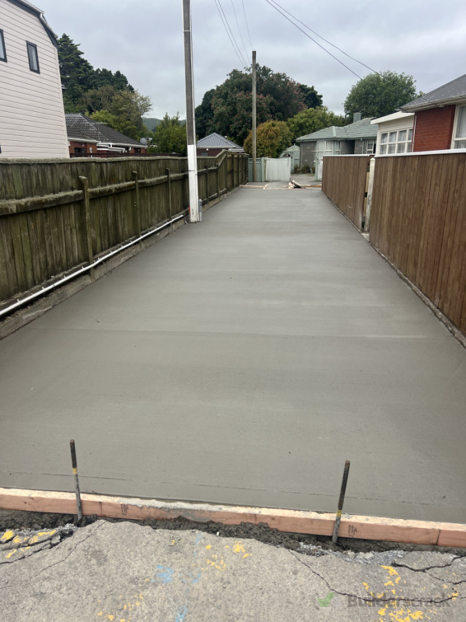 Lower Hutt driveway construction had its challenge. I loved a challenge