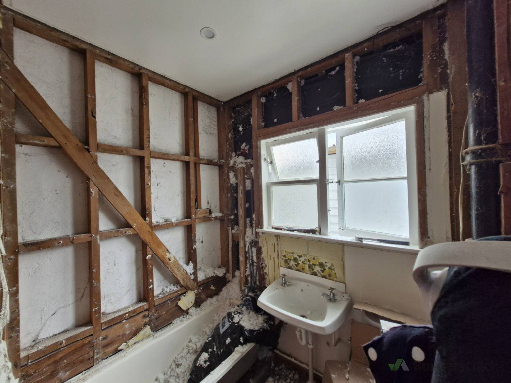 Bathroom upgrade change around before