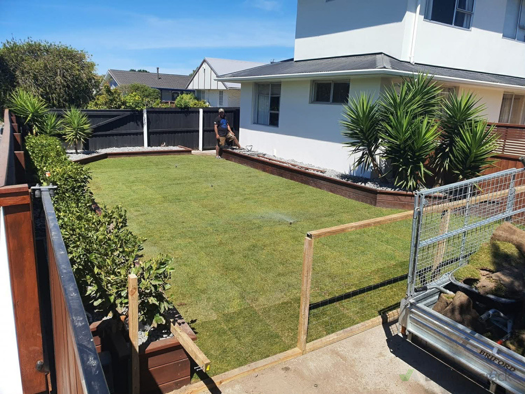 Ready lawn installation