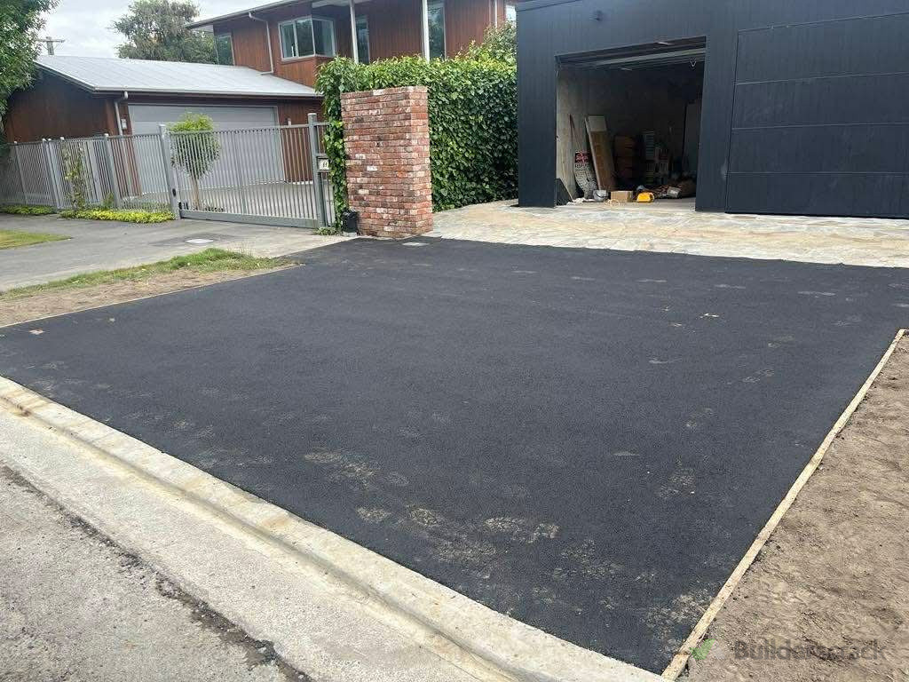 Asphalt driveway
