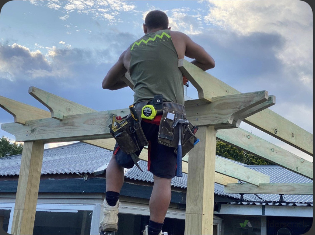 Vintage Pergola Build- Cambridge