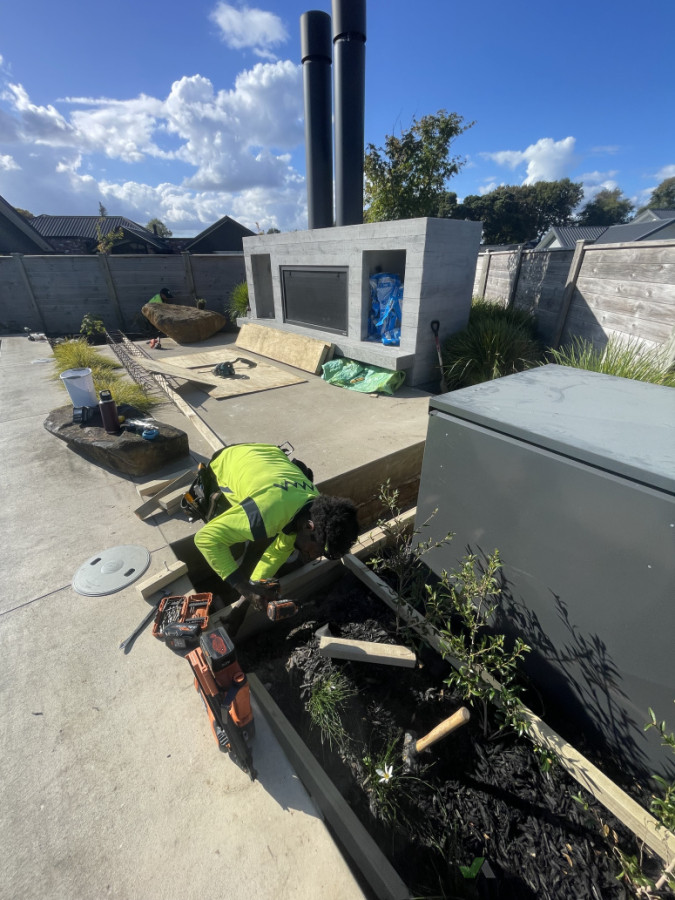 Footing Construction for Pool House- Cambridge