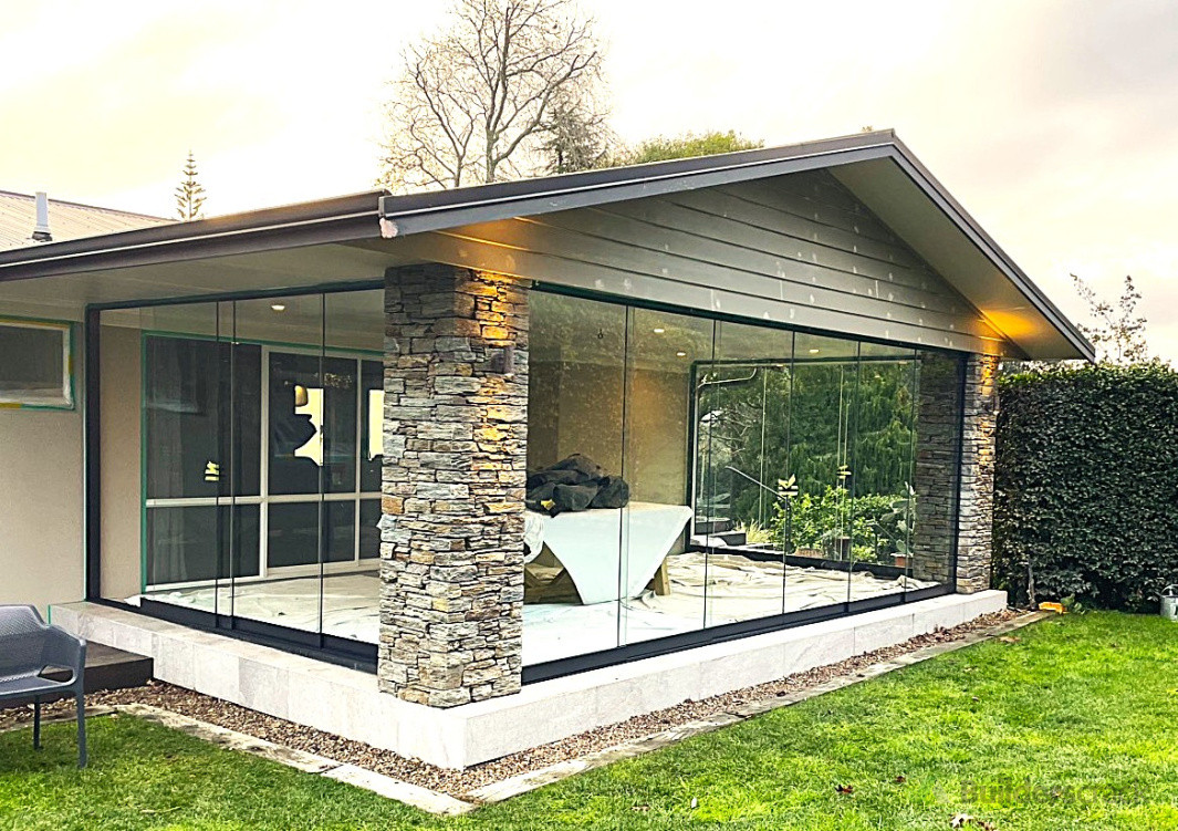 Frameless Glass Sliding Doors Installation- Whatawhata.