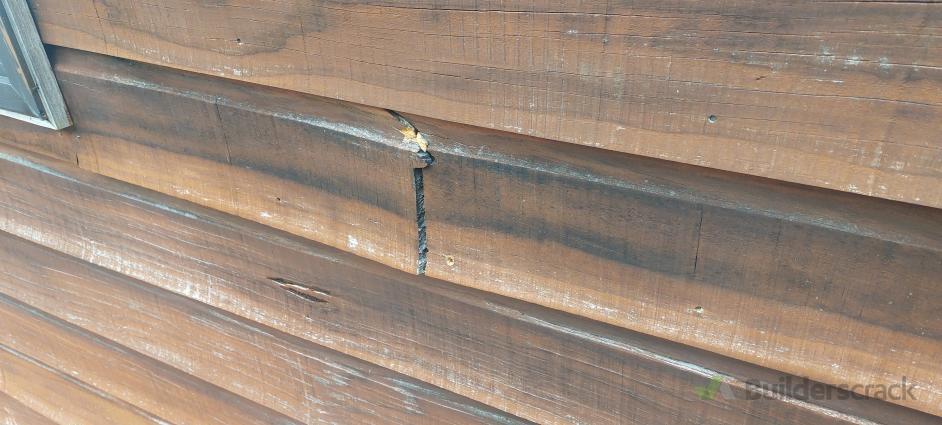 Saw Cladding Replacement rough sawn cladding on west wall of house (#1235189 ...