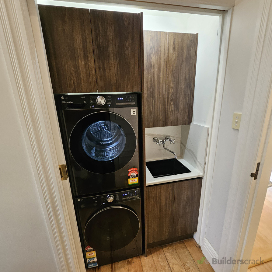 Small laundry in Devonport