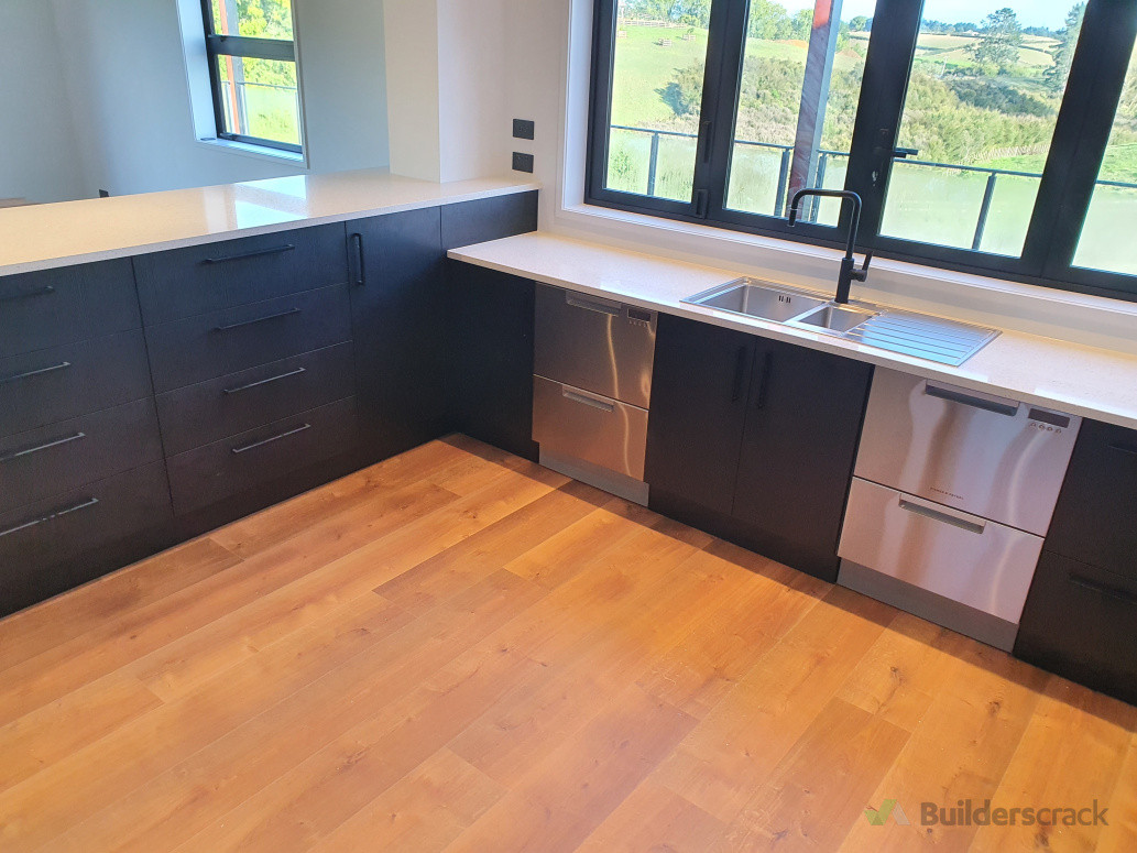 large Kitchen with high bar area
