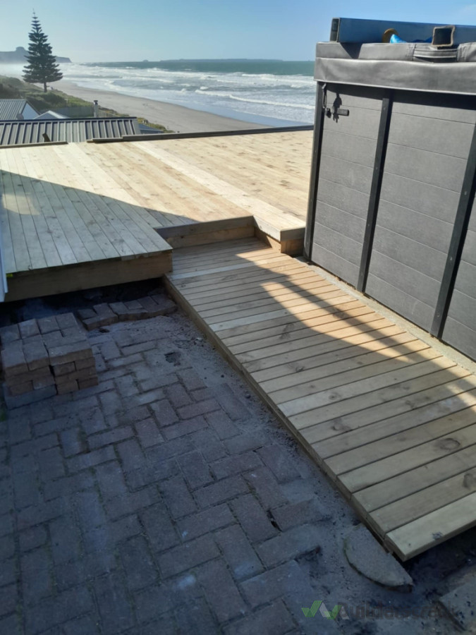 Residential Project Pukehina - Decking