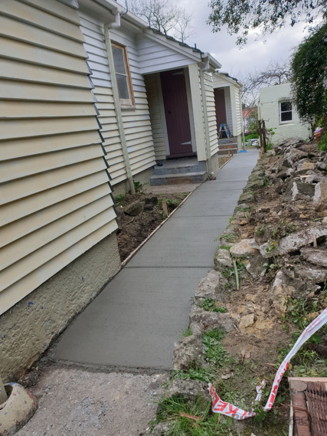 Concrete Footpath - Ponsonby