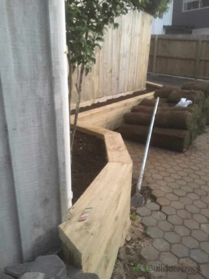 Landscaping work - North Shore