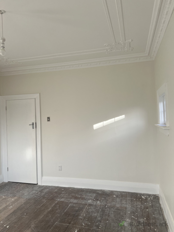 Painting over existing walls trims