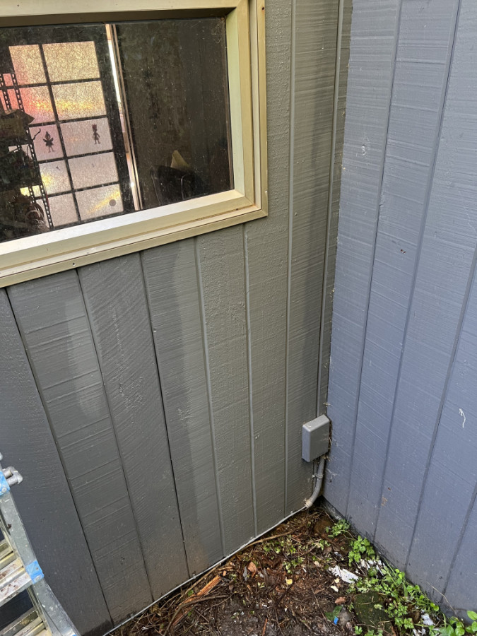 Small vertical cladding replacement