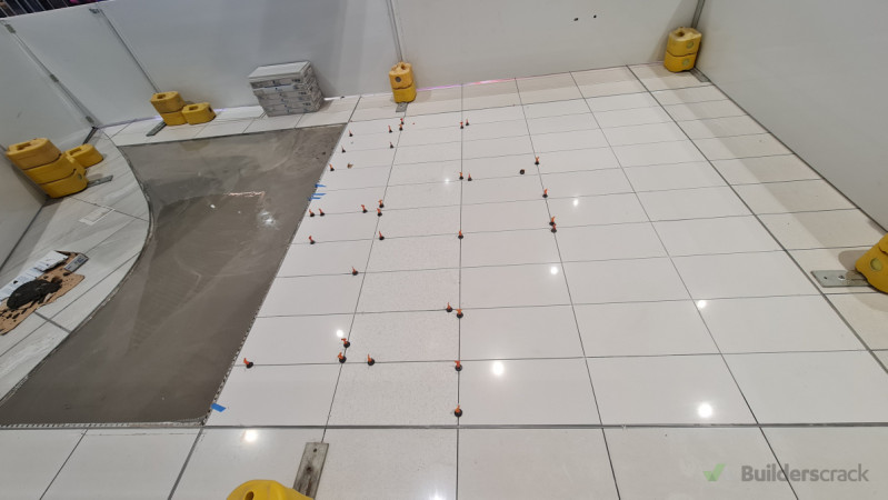Tile installation