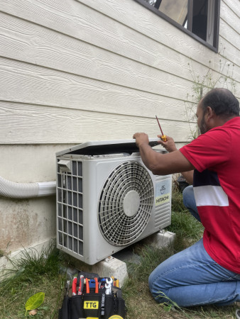 Heat pump installation