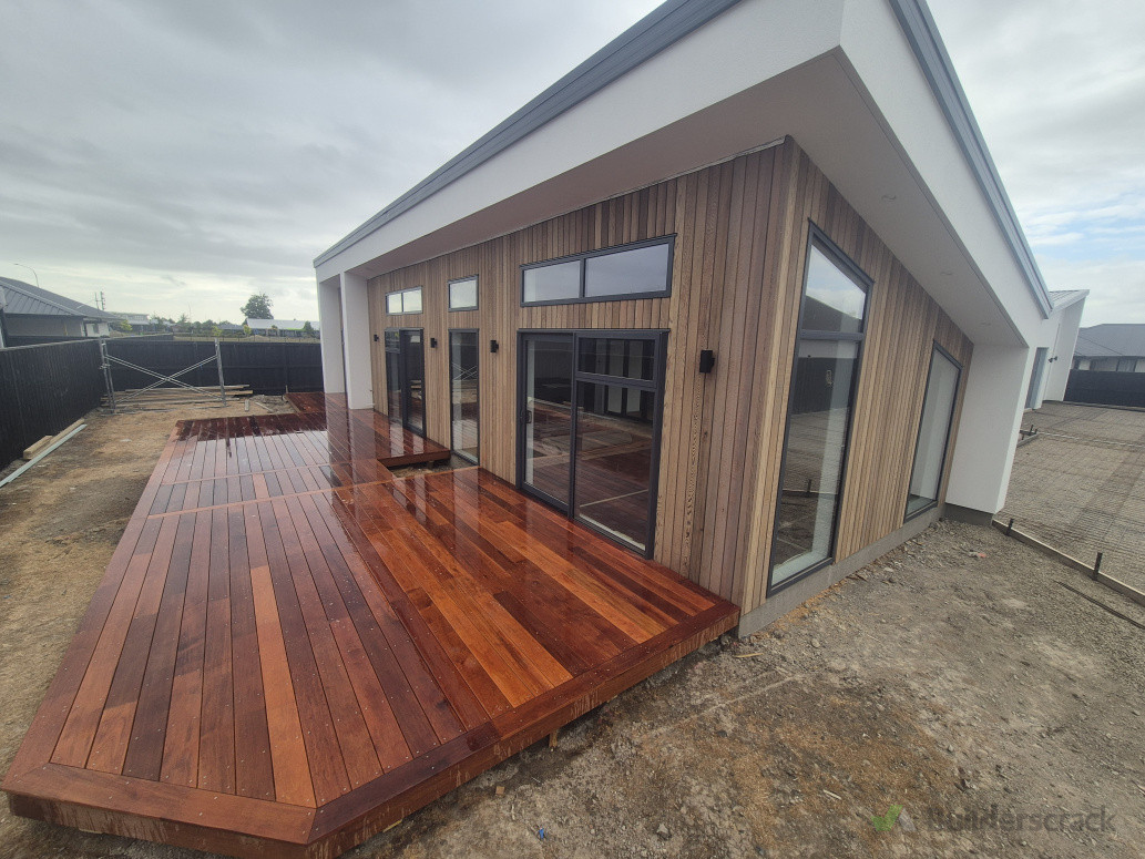 New build - landscaping stage