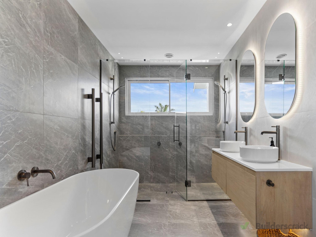 New build bathroom fit off in Devonport