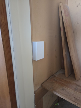 Blanked off old hot water cylinder connection