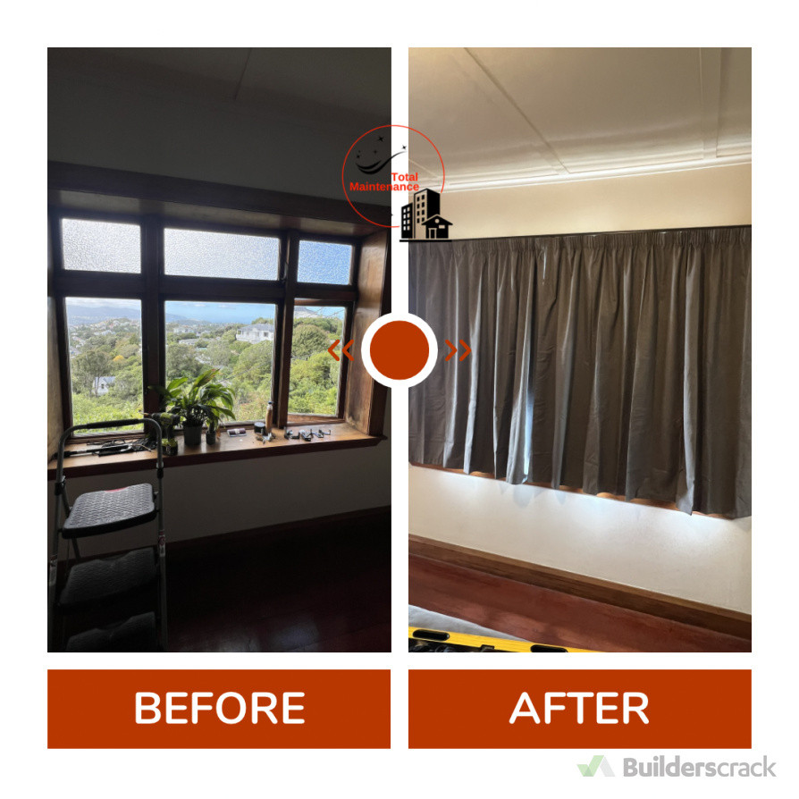 New Curtain Installation