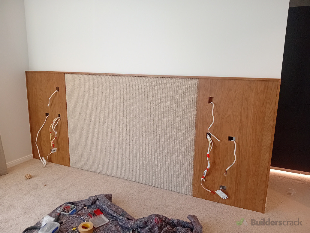 Bed head build and install