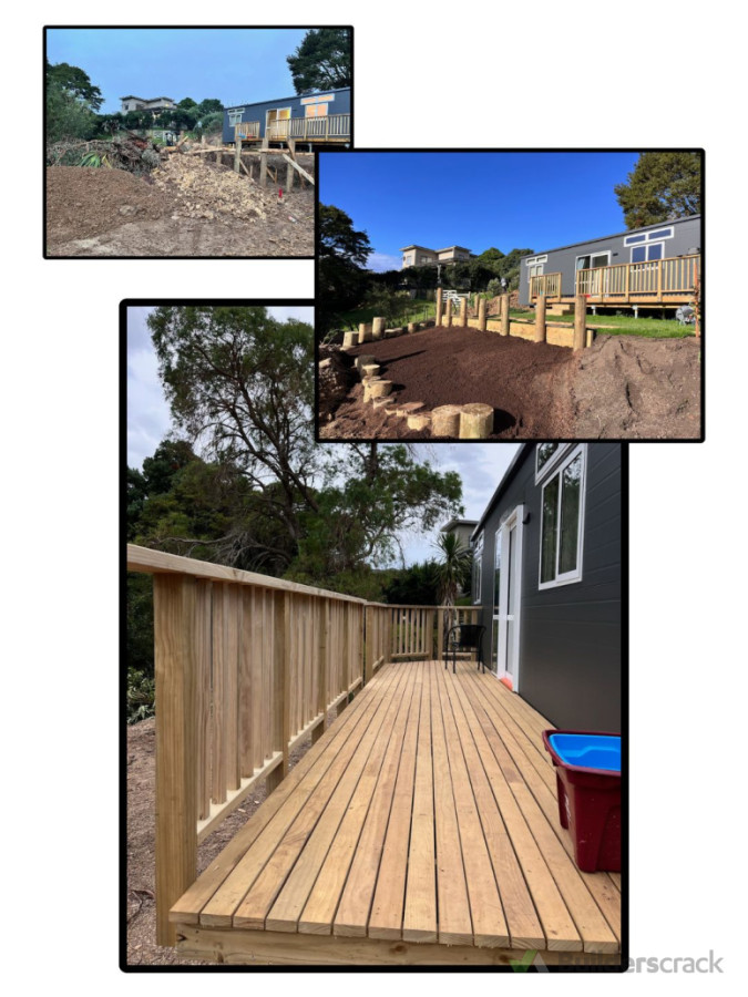 site prep and deck build - one contractor start to finish