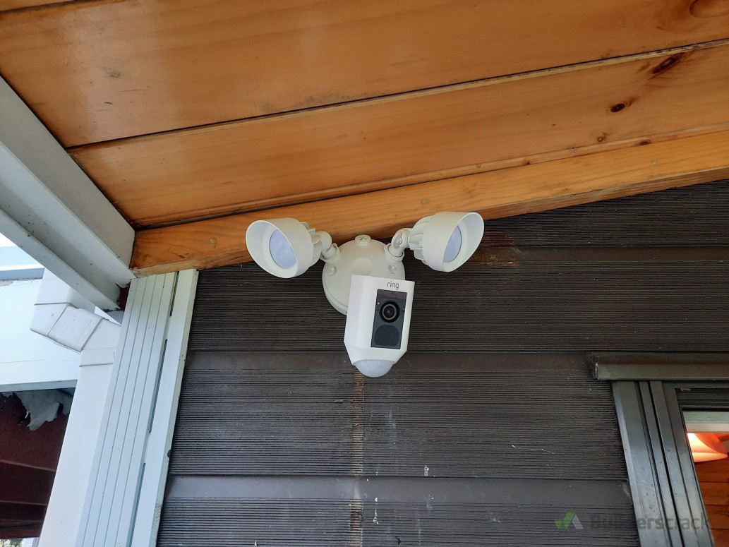 CCTV camera installation positioned to monitor property access and improve security