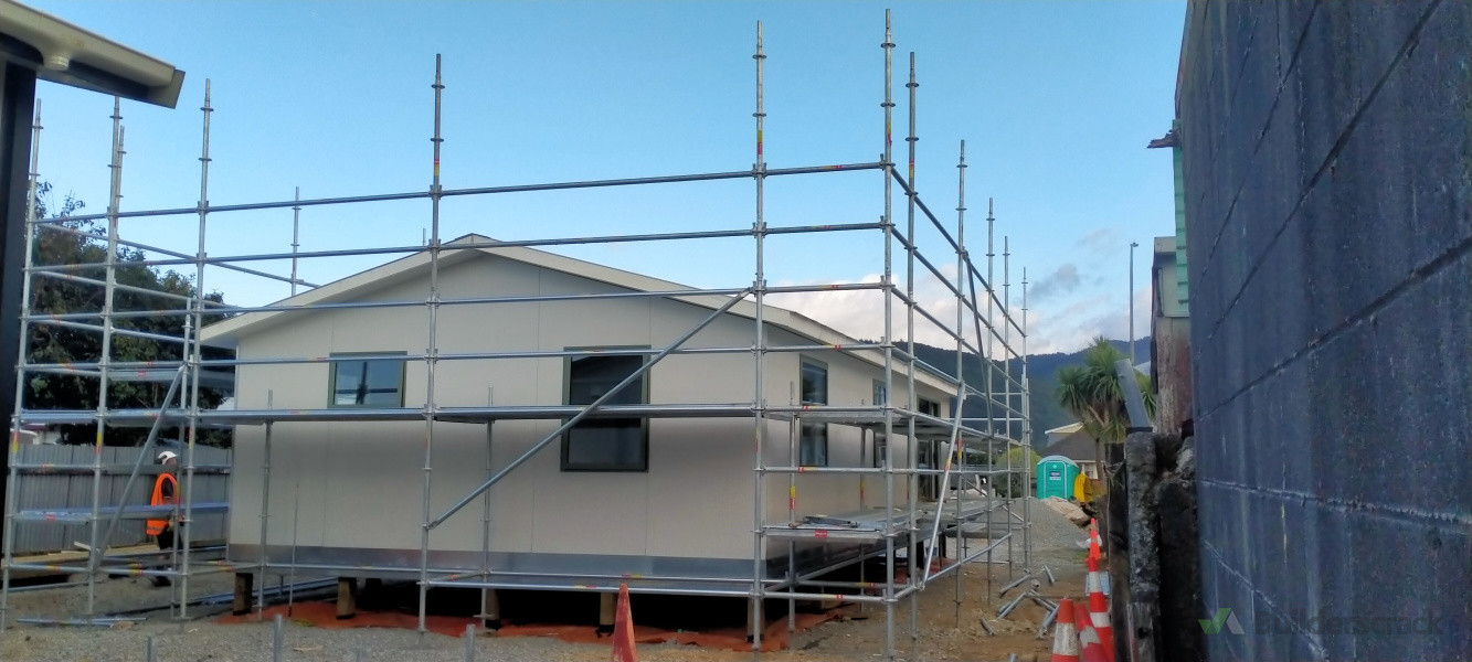 72 sqm home during build