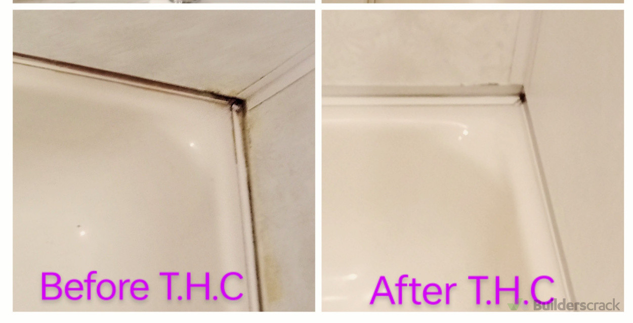 Shower grime and mould build up gone, sadly the silicone in  the corner was will have to be replaced but the rest of the came up very well.