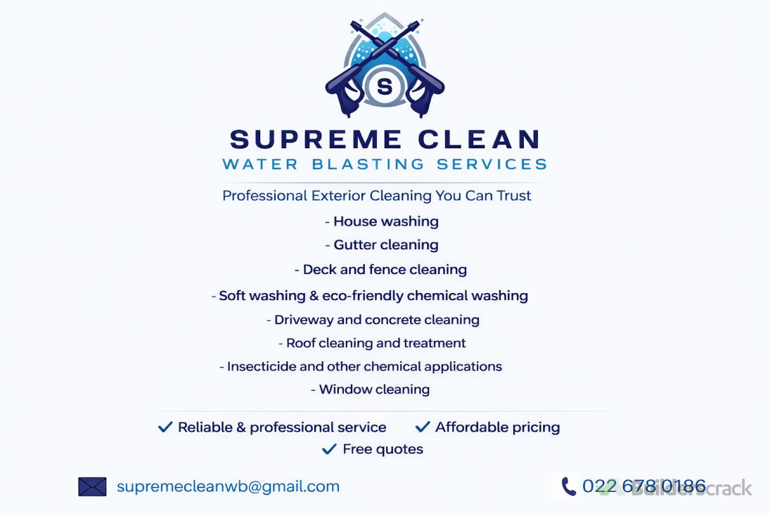 Just a list of services we offer and contact details