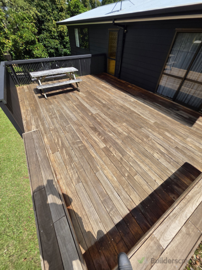 This protects the timber and life of the deck