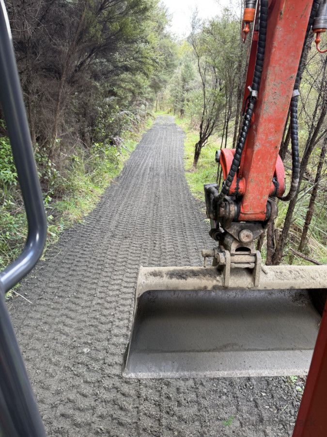 Farm track upgrade for this client in Puhoi