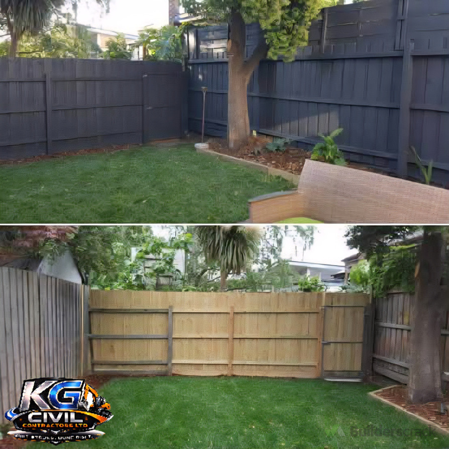 Waterblast and fence painting