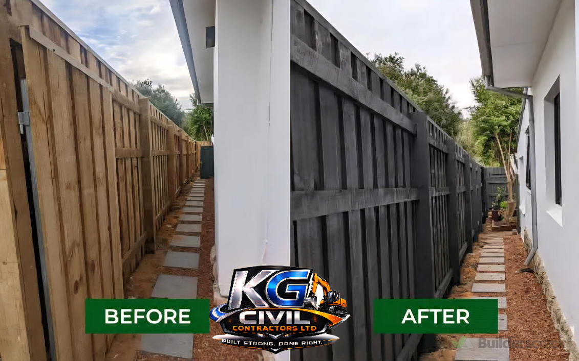 Waterblasting and painting job